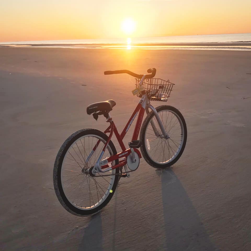 Bike at sunrise